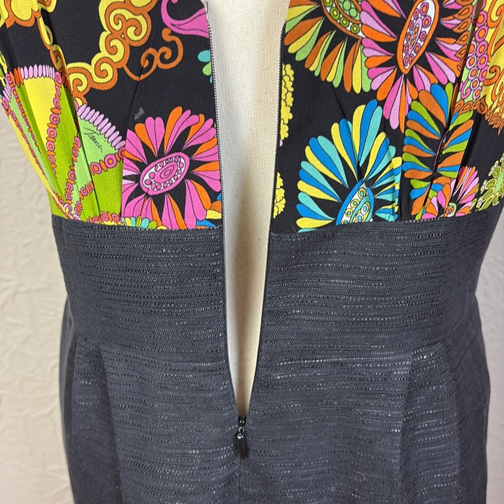 Trina Turk Diba Scarf Print Halter Sheath Dress - Picture 8 of 12
